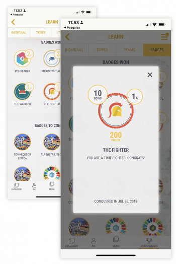 gfoundry-badges-gamification connection with another apps