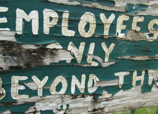 a sign on a building