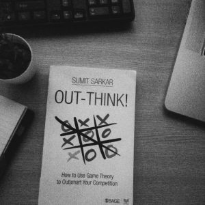 grayscale photo of a happy birthday card