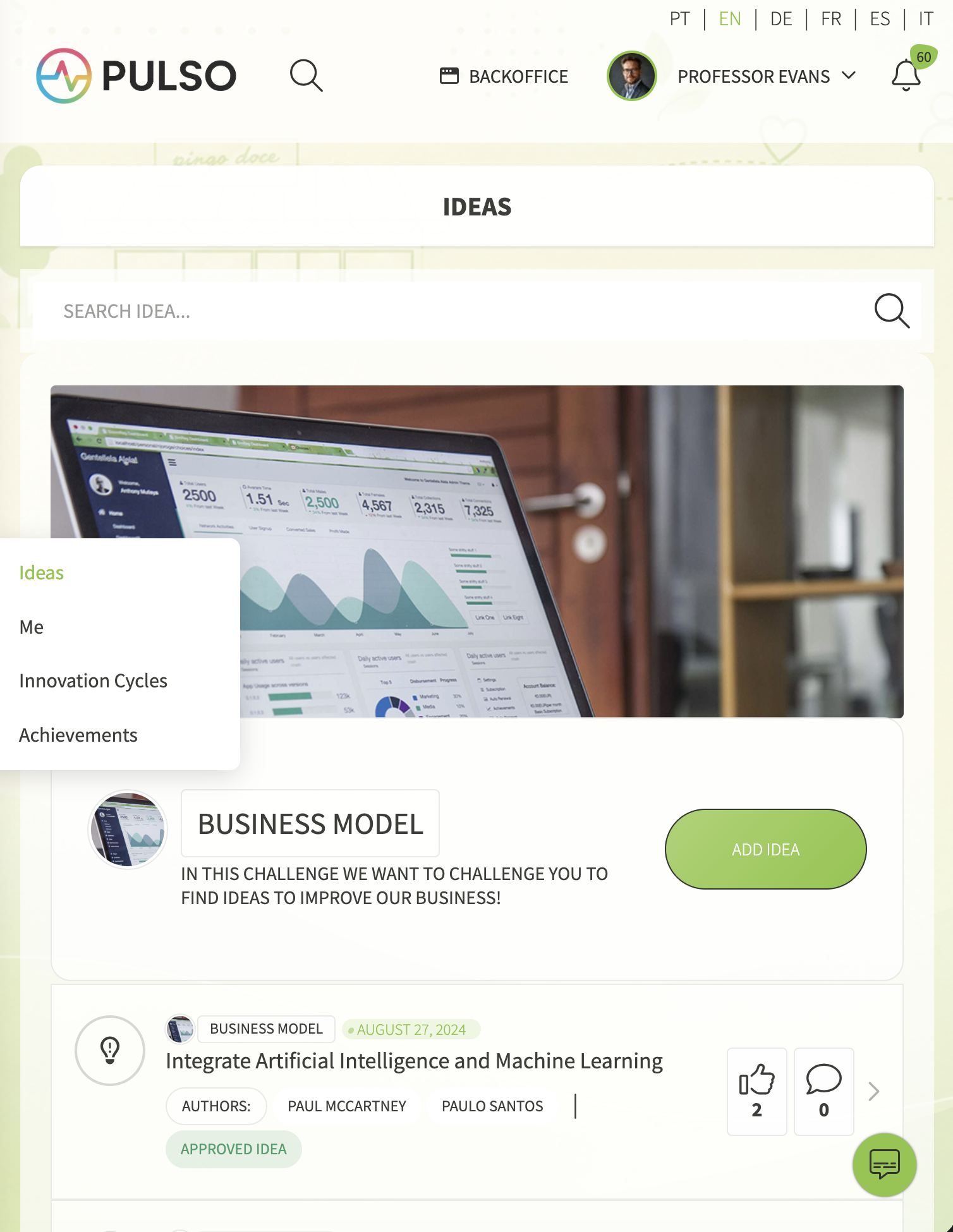 GFoundry - Ideas and Innovation management