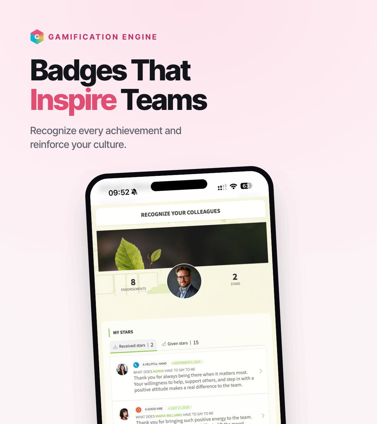 Badges in the GFoundry employee experience