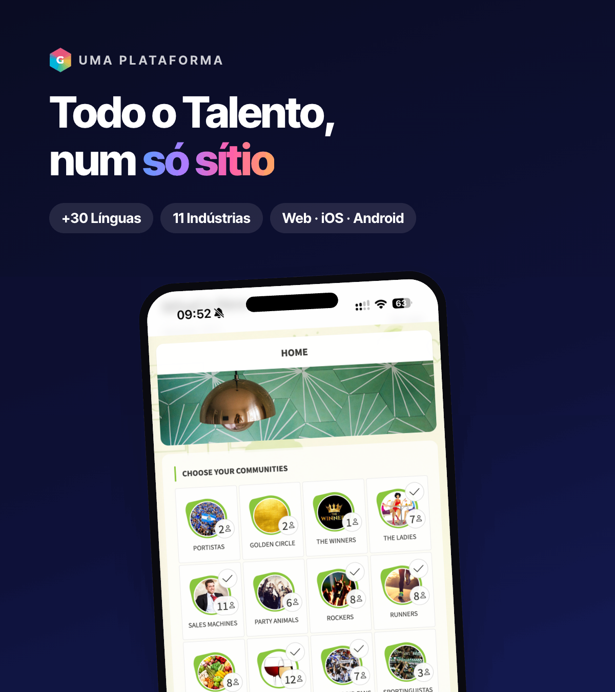 Plataforma de gestão de talento GFoundry